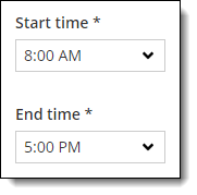 Set up an open rule