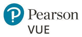 Pearson VUE logo.