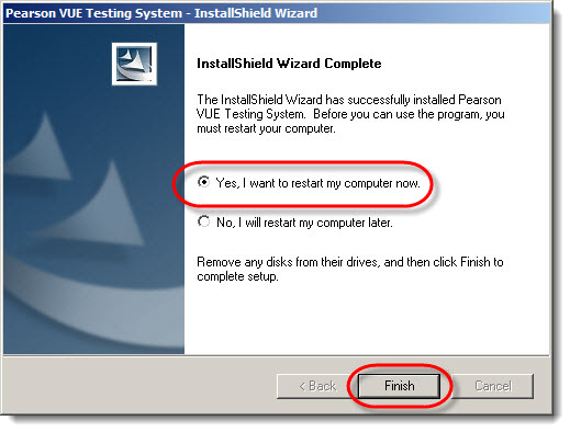 Installation Finished Computer Install server role